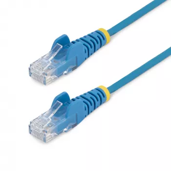 StarTech.com Cavo CAT6 da 2,5 m – Slim – Connettori RJ45 senza linguetta – Blu