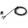 StarTech.com Lucchetto universale 3-in-1 per cavo laptop da 2 m – Lucchetto di sicurezza a chiave per laptop/desktop, compatibile con slot K, Nano e Wedge – Cavo di sicurezza in acciaio antifurto con chiavi