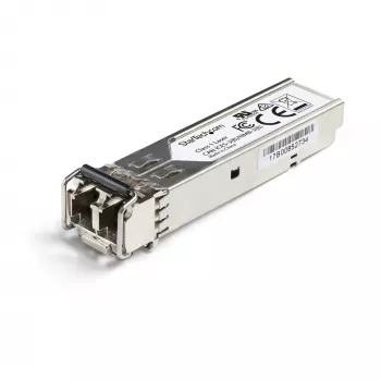 StarTech.com Modulo SFP compatibile Dell EMC SFP-1G-SX – 1000BASE-SX – Ricetrasmettitore ottico in fibra ottica multimodale MMF 1GbE – 1GE Gigabit Ethernet SFP – LC 550m – 850nm – DDM