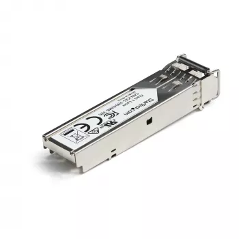 StarTech.com Modulo SFP compatibile Dell EMC SFP-1G-SX – 1000BASE-SX – Ricetrasmettitore ottico in fibra ottica multimodale MMF 1GbE – 1GE Gigabit Ethernet SFP – LC 550m – 850nm – DDM