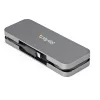 StarTech.com Hub USB C a ~4 porte - 4x USB-A - Hub USB 3.0 Type-C - USB 3.2 Gen 1 (5Gbps) - Hub laptop adattatore USB-C a USB-A portatile alimentato via bus - Cavo da 11,2 pollici (28,5 cm) con gestione cavi