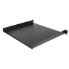 StarTech.com Mensola per rack server 1U - Mensola universale a mensola per montaggio rack per rack e armadio di rete da 19 pollici - Acciaio ad alta portata – Capacità di carico 20 kg - Vassoio profondo 16 pollici, nero