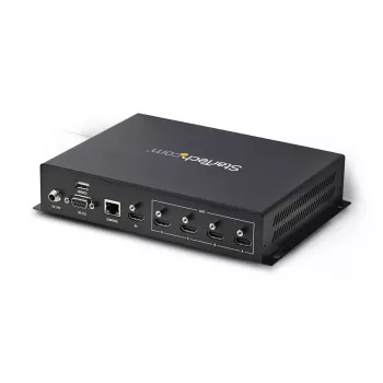 StarTech.com Controller videowall HDMI 2x2 – Ingresso video HDMI 2.0 4K 60Hz su 4 uscite 1080p – Processore videowall per multi-display – Splitter videowall – Controllo RS232/Ethernet