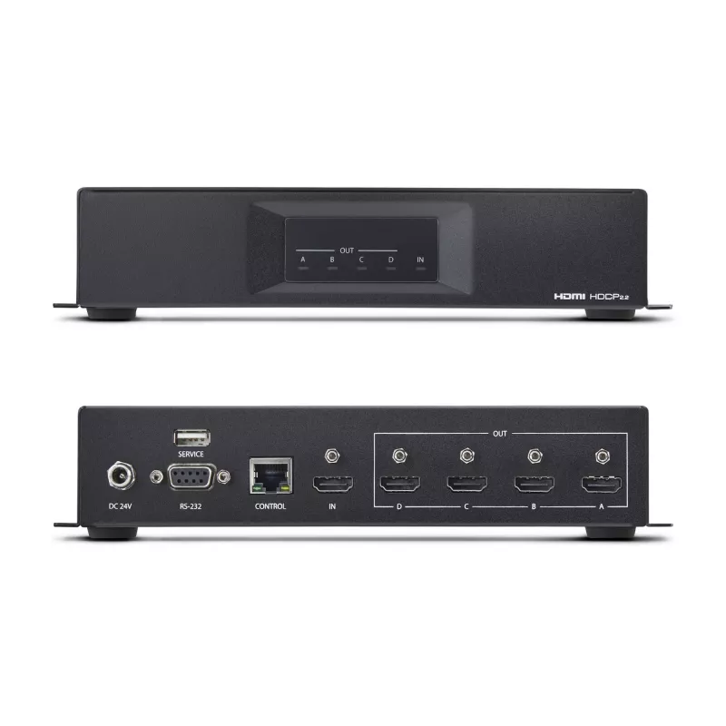 StarTech.com Controller videowall HDMI 2x2 – Ingresso video HDMI 2.0 4K 60Hz su 4 uscite 1080p – Processore videowall per multi-display – Splitter videowall – Controllo RS232/Ethernet