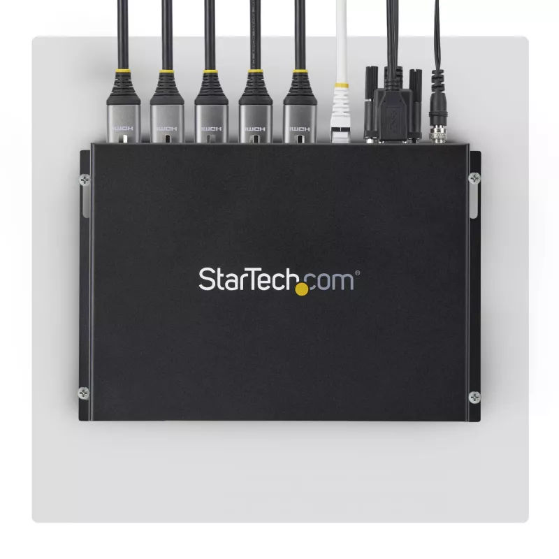 StarTech.com Controller videowall HDMI 2x2 – Ingresso video HDMI 2.0 4K 60Hz su 4 uscite 1080p – Processore videowall per multi-display – Splitter videowall – Controllo RS232/Ethernet