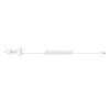 StarTech.com Caricabatterie da auto Lightning con cavo a spirale, cavo a spirale Lightning da 1 m, 12 W, bianco, adattatore caricabatterie da auto USB a 2 porte per telefoni e tablet, caricabatterie da auto iPhone dual-USB