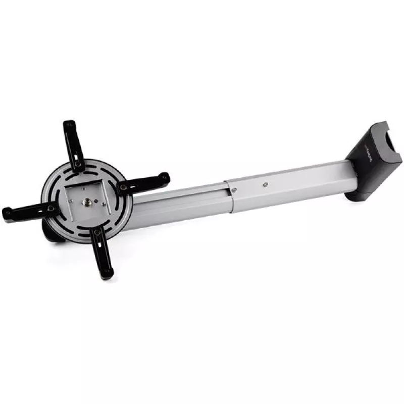 StarTech.com Supporto a parete universale per proiettore - Supporto proiettore compatibile con proiettori a tiro corto e ultra corto fino a 15 kg - Inclinabile/Orientabile/Rotabile - Distanza regolabile dalla parete da 42 cm a 70,5 cm - TAA
