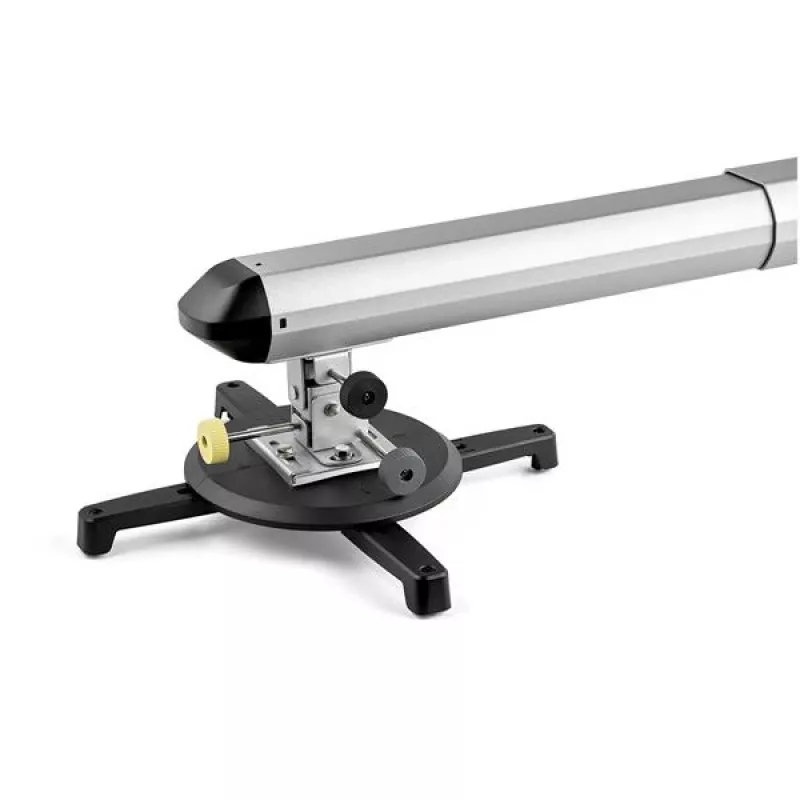StarTech.com Supporto a parete universale per proiettore - Supporto proiettore compatibile con proiettori a tiro corto e ultra corto fino a 15 kg - Inclinabile/Orientabile/Rotabile - Distanza regolabile dalla parete da 42 cm a 70,5 cm - TAA