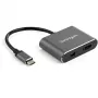StarTech.com Adattatore video multiporta USB-C – Adattatore monitor USB-C a HDMI 2.0 o Mini DisplayPort 1.2 4K 60 Hz – Convertitore display USB Type-C 2-in-1 HDMI/MDP HBR2 HDR – Compatibile TB3
