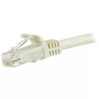 StarTech.com Cavo Ethernet CAT6 da 1,5 m – Bianco cavo Ethernet Gigabit CAT 6 – Cavo di rete/patch RJ45 UTP 250 MHz 100 W PoE snagless con scarico di trazione testato singolarmente