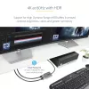 StarTech.com Hub MST DP a doppio HDMI - Doppio HDMI 4K 60Hz - Adattatore multi-monitor DisplayPort con cavo da 30 cm - Hub Multi Stream Transport DP 1.4, DSC | HBR3 - Splitter DP a HDMI