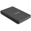 StarTech.com Case Thunderbolt 3 NVMe a 4 bay, per unità SSD M.2 NVMe, 1x DisplayPort video/ 2x porte TB3 downstream, 40 Gbit/s, alimentatore 72W, case per disco rigido esterno