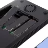 StarTech.com Case Thunderbolt 3 NVMe a 4 bay, per unità SSD M.2 NVMe, 1x DisplayPort video/ 2x porte TB3 downstream, 40 Gbit/s, alimentatore 72W, case per disco rigido esterno