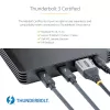 StarTech.com Case Thunderbolt 3 NVMe a 4 bay, per unità SSD M.2 NVMe, 1x DisplayPort video/ 2x porte TB3 downstream, 40 Gbit/s, alimentatore 72W, case per disco rigido esterno