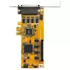 StarTech.com Scheda adattatore seriale RS232 PCI Express a 8 porte, scheda seriale PCIe RS232, UART 16C1050, scheda controller/espansione seriale DB9 low profile, protezione ESD 15 kV, solo Windows – TAA