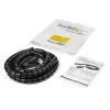 StarTech.com Guaina per gestione cavi da 1,5 m (4,9 ft.) – Spirale – Diametro 25 mm (1 pollice)