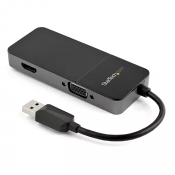 StarTech.com Adattatore USB 3.0 a HDMI e VGA - Adattatore convertitore multiporta USB Type-A dual monitor 4K/1080p - Scheda video grafica esterna per più schermi - Adattatore USB multi-display