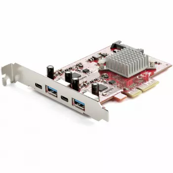 StarTech.com Scheda USB PCIe a 4 porte – Scheda di espansione USB PCI Express 10 Gbit/s con 2 controller – 2x porte USB-C e 2x USB-A (USB 3.2/3.1 Gen 2) – Scheda PCIe USB/USB-C – Full Profile