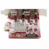 StarTech.com Scheda USB PCIe a 4 porte – Scheda di espansione USB PCI Express 10 Gbit/s con 2 controller – 2x porte USB-C e 2x USB-A (USB 3.2/3.1 Gen 2) – Scheda PCIe USB/USB-C – Full Profile