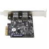 StarTech.com scheda PCIe USB a 2 porte con 10 Gbit/s per porta - scheda host controller di espansione USB 3.1/3.2 Gen 2 Type-A PCI Express 3.0 x2 - scheda aggiuntiva - Full/Low Profile - Windows e Linux