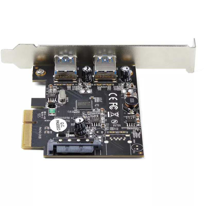 StarTech.com scheda PCIe USB a 2 porte con 10 Gbit/s per porta - scheda host controller di espansione USB 3.1/3.2 Gen 2 Type-A PCI Express 3.0 x2 - scheda aggiuntiva - Full/Low Profile - Windows e Linux