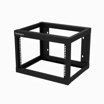 StarTech.com rack di rete a parete 6U 19 pollici profondo 19 pollici a 2 montanti struttura aperta per sala server apparecchiature dati/AV/IT/comunicazione/computer/pannello patch con gabbie e viti ganci/occhielli - Cisco 2960