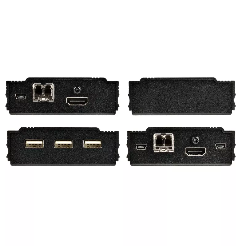 StarTech.com extender KVM HDMI 4K su fibra - switch KVM/console remoto per video HDMI e USB - fino a 984ft/300m (MultiMode) - 2x moduli SFP+ 10G MMF - kit di estensione KVM (TX/RX)