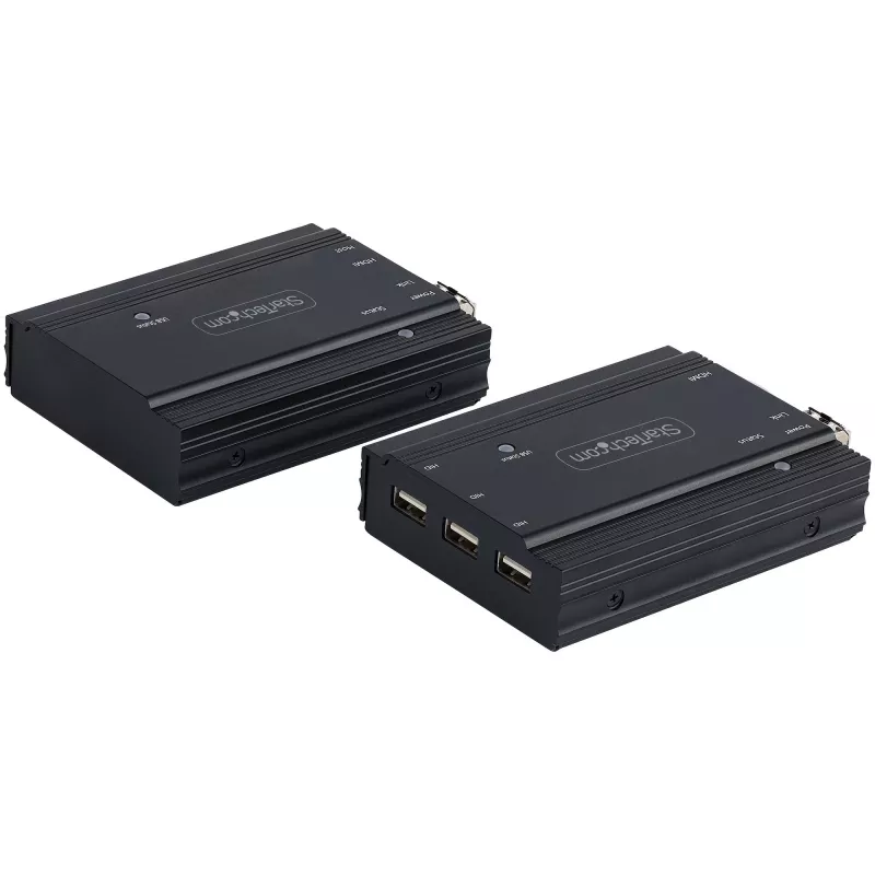 StarTech.com extender KVM HDMI 4K su fibra - switch KVM/console remoto per video HDMI e USB - fino a 984ft/300m (MultiMode) - 2x moduli SFP+ 10G MMF - kit di estensione KVM (TX/RX)