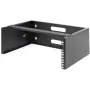 StarTech.com rack di rete a parete 4U - profondo 14 pollici (profilo piatto) - supporto per pannello patch 19 pollici per server piatti e apparecchiature IT, switch di rete - portata 20 kg, nero