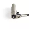 StarTech.com cavo di sicurezza per laptop da 2 m - cavo di sicurezza con lucchetto a combinazione a 4 cifre compatibile con Nano-Slot - cavo antifurto in acciaio rivestito in vinile serializzato per computer/dispositivi con Nano-Slot