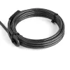 StarTech.com cavo di sicurezza per laptop da 2 m - cavo di sicurezza con lucchetto a combinazione a 4 cifre compatibile con Nano-Slot - cavo antifurto in acciaio rivestito in vinile serializzato per computer/dispositivi con Nano-Slot