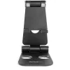 StarTech.com supporto per telefono e tablet - supporto pieghevole universale per dispositivi mobili per smartphone e tablet - supporto ergonomico regolabile per telefono con più angolazioni per la scrivania - portatile - nero