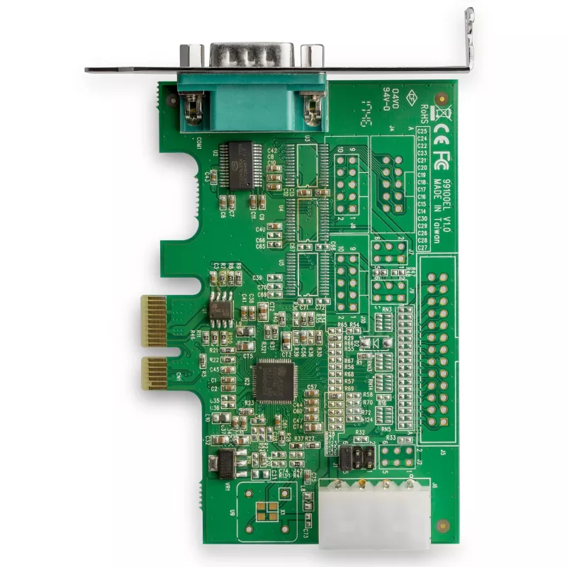 StarTech.com scheda adattatore seriale RS232 PCI Express a 4 porte - host controller seriale PCIe RS232 - scheda PCIe a seriale DB9 - 16950 UART - scheda di espansione - Windows/Linux