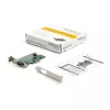 StarTech.com scheda adattatore seriale RS232 PCI Express a 4 porte - host controller seriale PCIe RS232 - scheda PCIe a seriale DB9 - 16950 UART - scheda di espansione - Windows/Linux