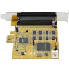 StarTech.com scheda adattatore seriale RS232 PCI Express a 8 porte, scheda seriale PCIe RS232, 16C1050 UART, controller multiporta seriale DB9/scheda di espansione, protezione ESD 15kV, solo Windows - TAA