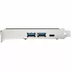 StarTech.com scheda PCIe USB a 5 porte - scheda PCIe USB 3.1 Gen 2 10Gbps con 1x USB-C e 2x USB-A - 1x 2 porte IDC (espansione header USB interno 5Gbps) - scheda controller USB C PCI Express