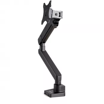 StarTech.com braccio monitor da scrivania con 2x porte USB 3.0, supporto singolo monitor Full Motion sottile, fino a 34 pollici (8 kg) display VESA, montaggio a morsetto/passacavo, molla meccanica