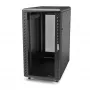 StarTech.com armadio rack server 32U a 4 montanti, armadio rack dati 19 pollici con serratura per apparecchiature computer/AV/IT, rack di rete per ufficio/casa con ruote e guide di montaggio regolabili