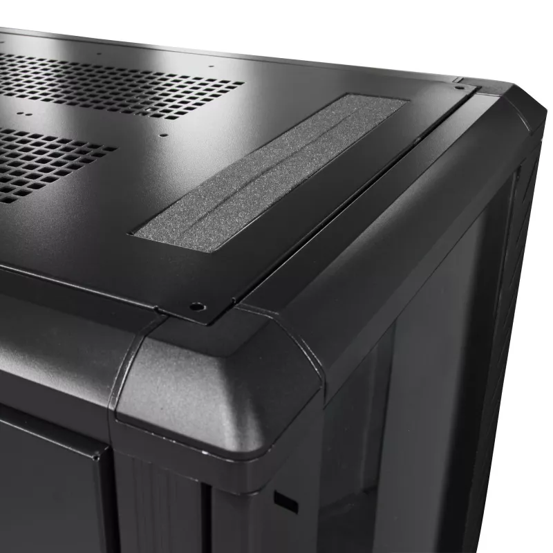 StarTech.com armadio rack server 32U a 4 montanti, armadio rack dati 19 pollici con serratura per apparecchiature computer/AV/IT, rack di rete per ufficio/casa con ruote e guide di montaggio regolabili