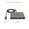 StarTech.com adattatore USB 3.0 a quad HDMI, convertitore USB a 4x monitor HDMI per Windows (nessun supporto per macOS/ChromeOS/Linux) - TAA