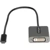 StarTech.com adattatore USB-C a DVI - adattatore dongle USB-C a DVI-D 1920x1200p - USB Type-C a display/monitor DVI - convertitore video - compatibile Thunderbolt 3 - cavo fisso da 12 pollici - versione aggiornata di CDP2DVI
