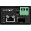 StarTech.com convertitore di media industriale PoE+ da fibra ottica a Ethernet 30W - SFP a RJ45 - fibra ottica Singlemode/Multimode a Gigabit Ethernet in rame - formato mini/compatto - IP-30/ -40 a +75°C