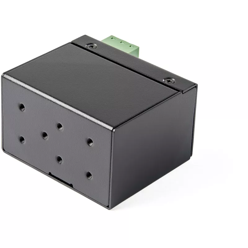 StarTech.com convertitore di media industriale PoE+ da fibra ottica a Ethernet 30W - SFP a RJ45 - fibra ottica Singlemode/Multimode a Gigabit Ethernet in rame - formato mini/compatto - IP-30/ -40 a +75°C