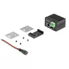 StarTech.com convertitore di media industriale PoE+ da fibra ottica a Ethernet 30W - SFP a RJ45 - fibra ottica Singlemode/Multimode a Gigabit Ethernet in rame - formato mini/compatto - IP-30/ -40 a +75°C