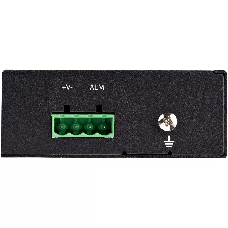 StarTech.com convertitore di media industriale PoE+ da fibra ottica a Ethernet 60W - SFP a RJ45 - fibra ottica Singlemode/Multimode a Gigabit Ethernet in rame - formato compatto - IP30/ -40 a +75 °C