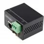 StarTech.com convertitore di media industriale da fibra ottica a Ethernet - 100 Mbit/s SFP a RJ45/Cat6 - fibra ottica Singlemode/Multimode a rete in rame - 12-56 V DC - IP-30 / -40 a +75 °C