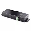 StarTech.com hub USB industriale a 7 porte 10Gbps con alimentatore, metallo, montabile, 5x porte downstream USB-A e 2x USB-C, protezione ESD, hub USB alimentato, TAA