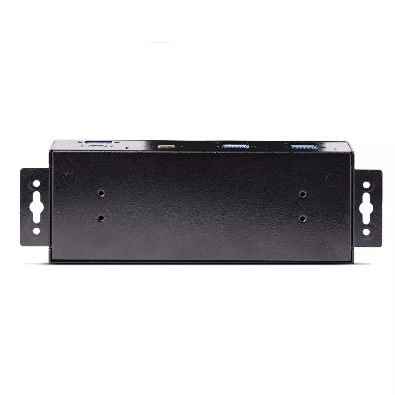 StarTech.com hub USB industriale a 7 porte 10Gbps con alimentatore, metallo, montabile, 5x porte downstream USB-A e 2x USB-C, protezione ESD, hub USB alimentato, TAA