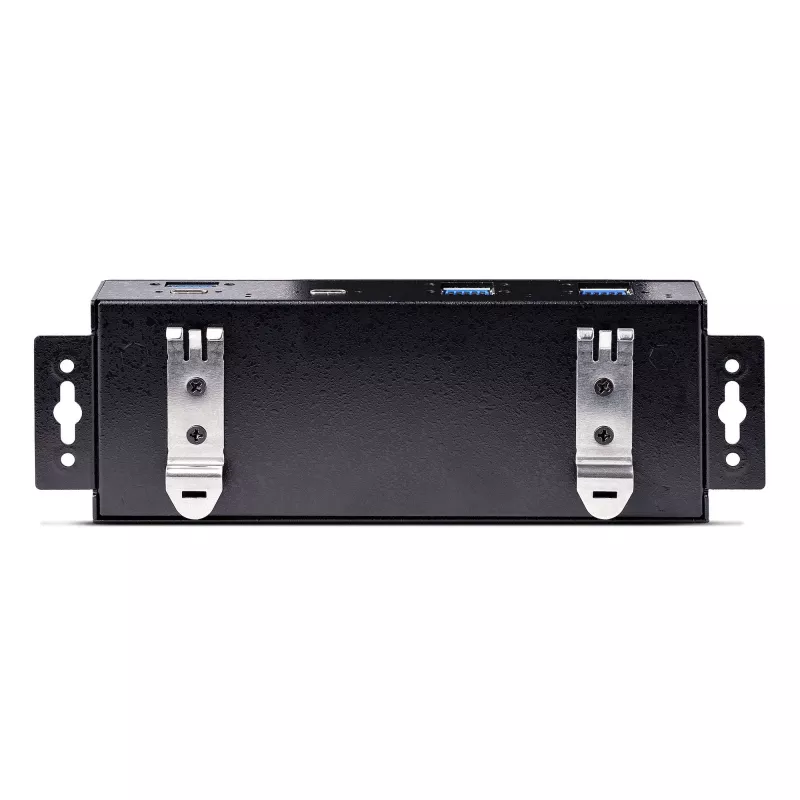 StarTech.com hub USB industriale a 7 porte 10Gbps con alimentatore, metallo, montabile, 5x porte downstream USB-A e 2x USB-C, protezione ESD, hub USB alimentato, TAA