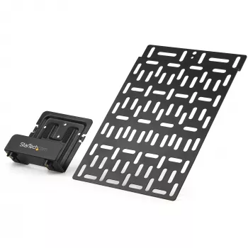 StarTech.com supporto universale per accessori TV - supporto TV e a parete regolabile - mediaplayer/router/modem/switch AV ed extender/Apple TV - supporto scatola cavi nascosta dietro la TV - 5 kg